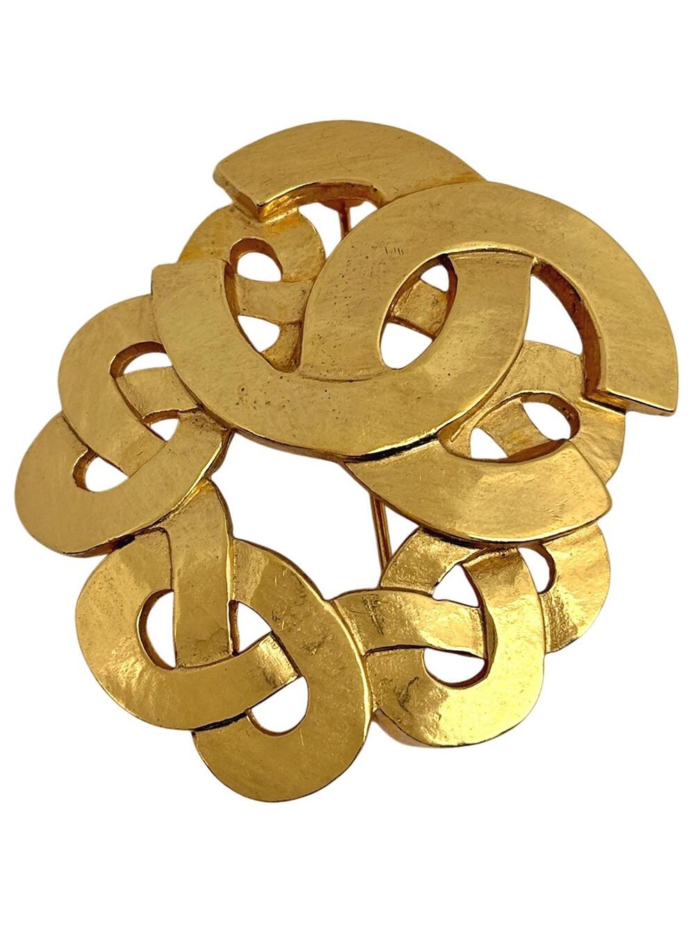 Chanel Cc Logo Brooch Metal #319423C91B